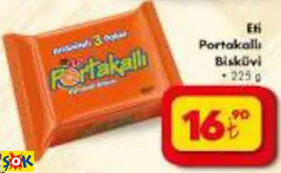 ETİ PORTAKALLI BİSKÜVİ ETİ PORTAKALLI BİSKÜVİ